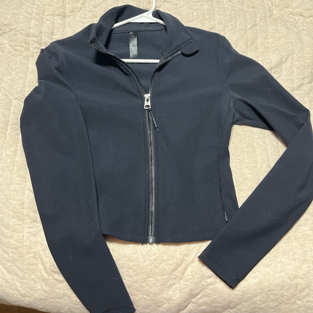 Kyodan Women's Cropped Workout Black Jacket